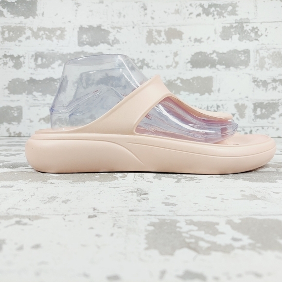 New Stuart Weitzman Stuflex Rosewater T-Strap Slides X276 - Picture 5 of 11